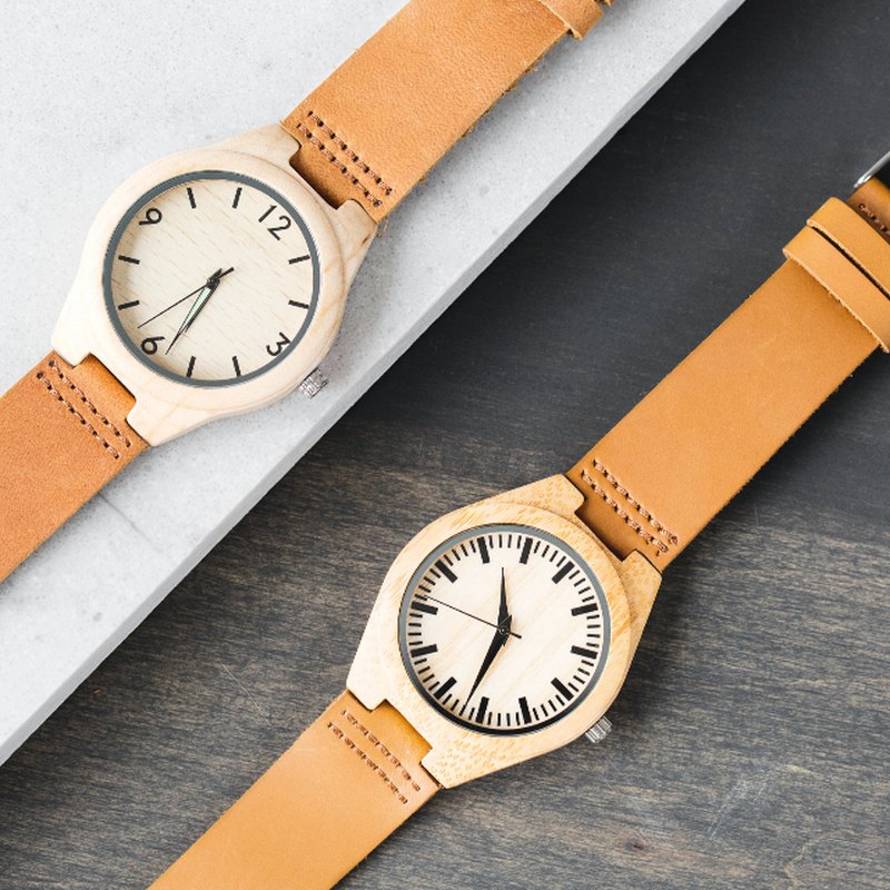 Classic Leather Strap Watch